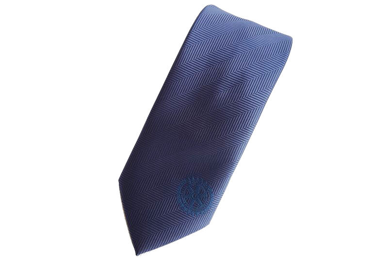 Cravate bleu saphir