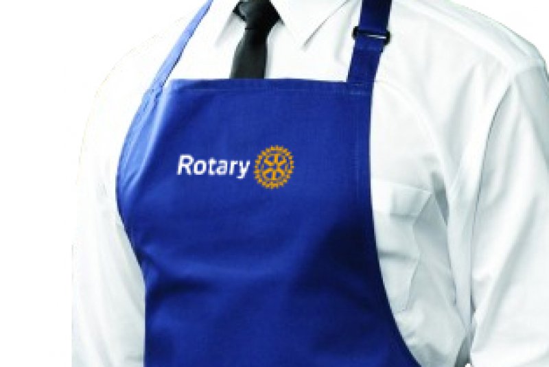 Rotary Schort (Blauw) met Logo