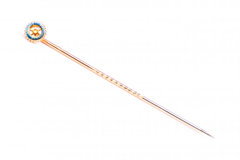 Aiguille argent doré