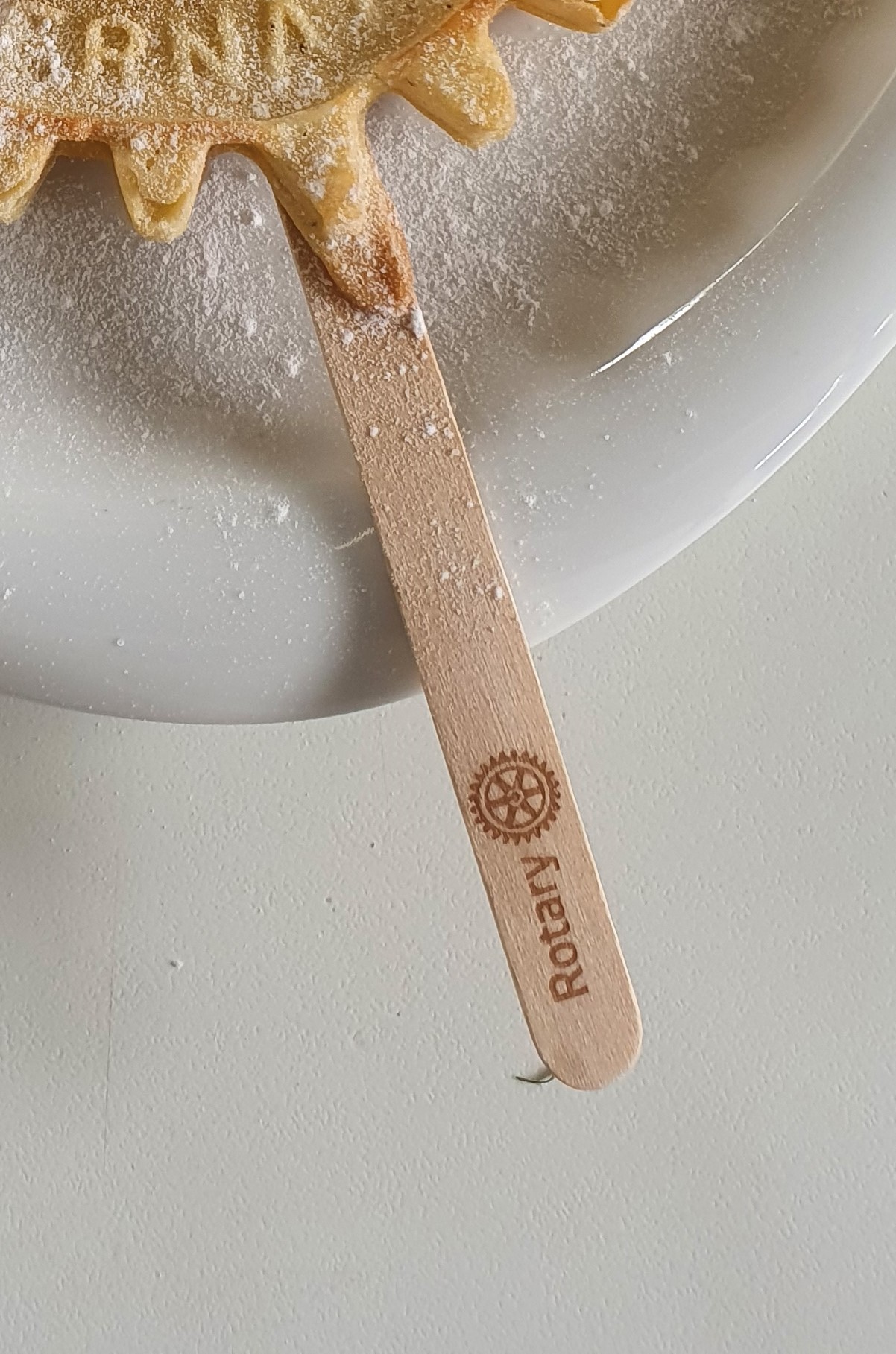 Wooden Sticks for Rotary-Wheel Waffles 