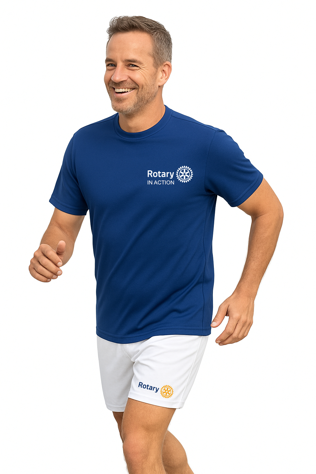 Sport shirt -Rotary in action- | M | Standard + club name | Im Set mit ...