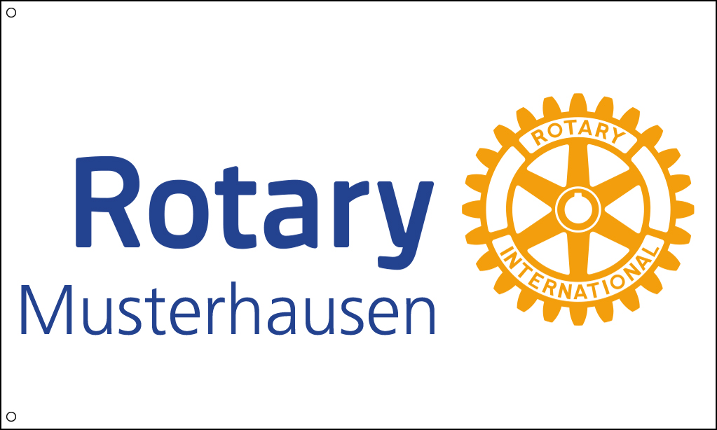 Rotary vlag (150 x 90 cm)