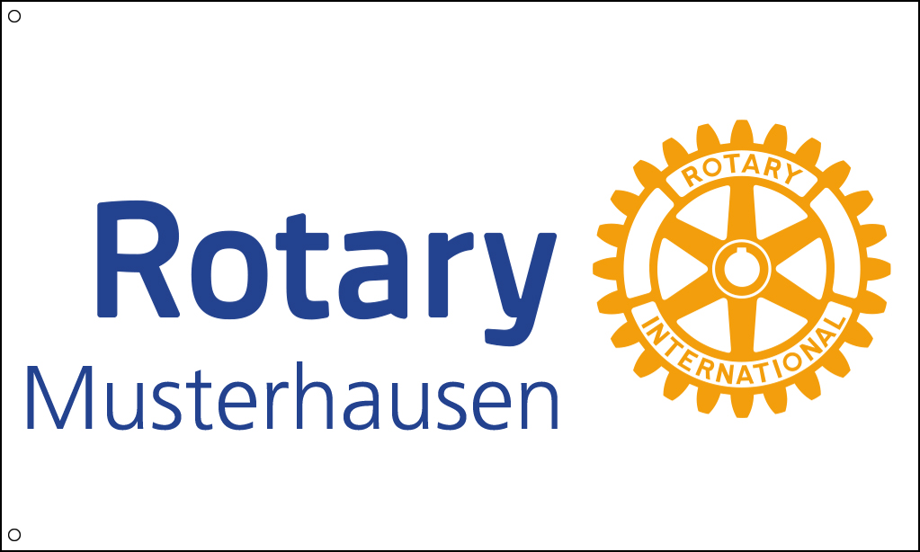 Barra Do Garcas MT Brazil Aguas Quentes Rotary International Club Banner Flag