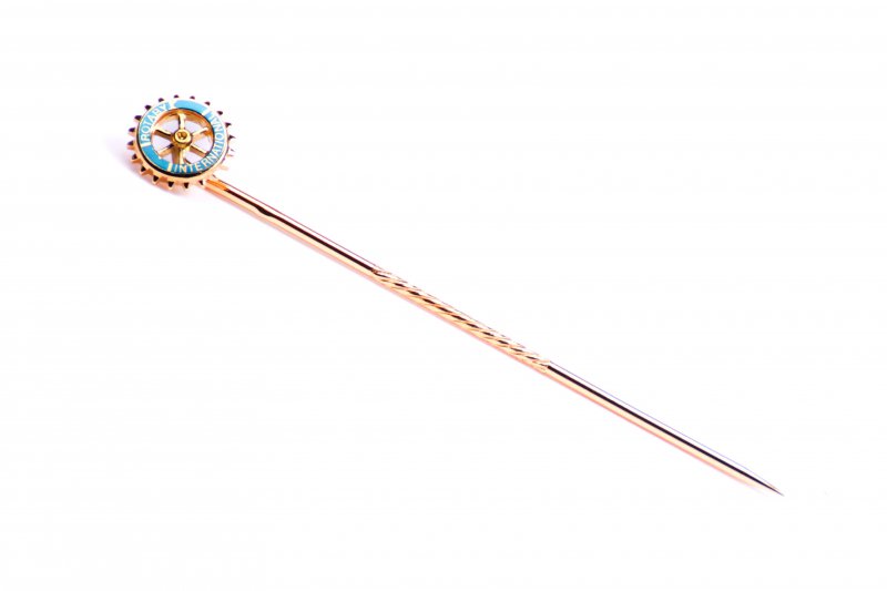 Aiguille argent doré