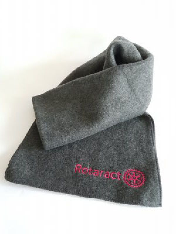 Rotaract fleece scarf