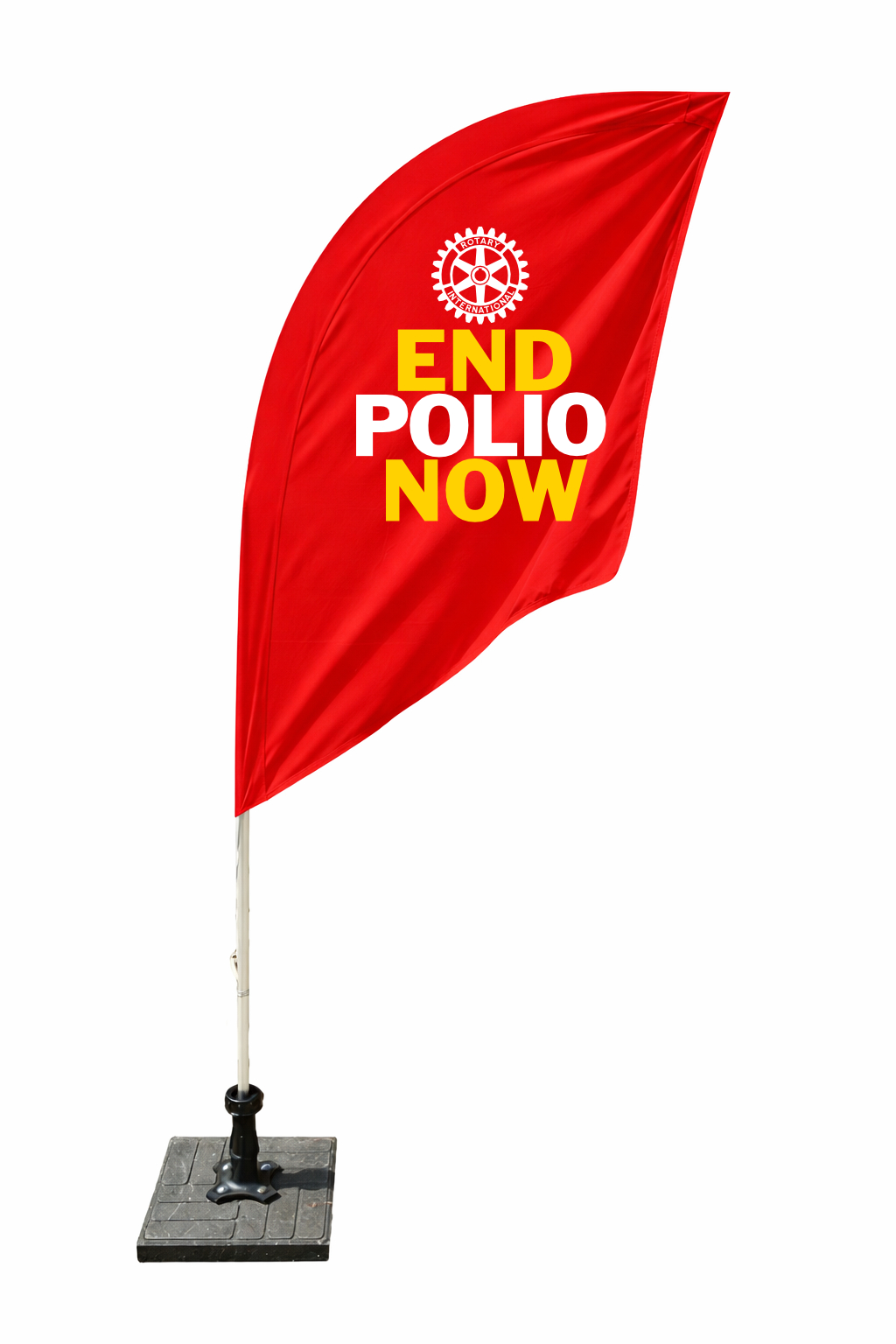 End Polio Now Beachflag