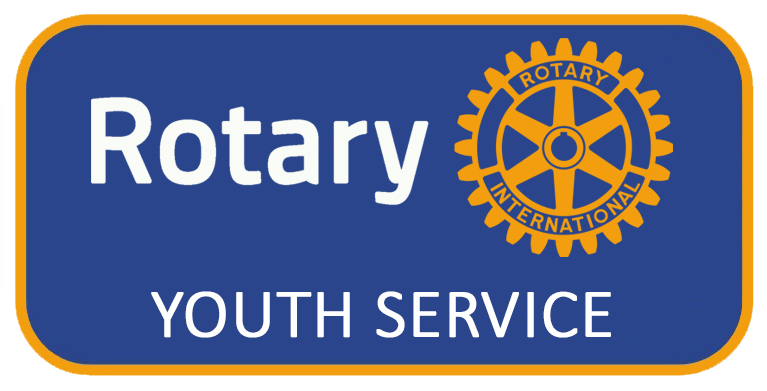 Youth Service Pin rectangular - blue