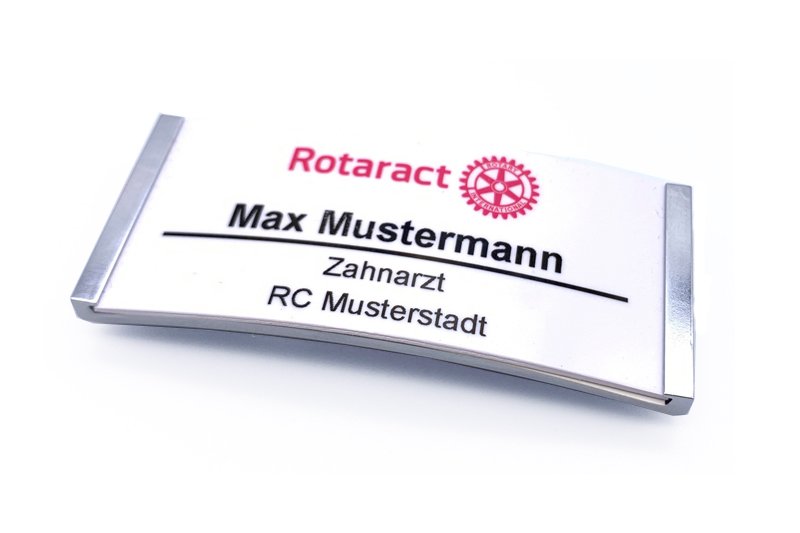 Rotaract Standard Namensschild