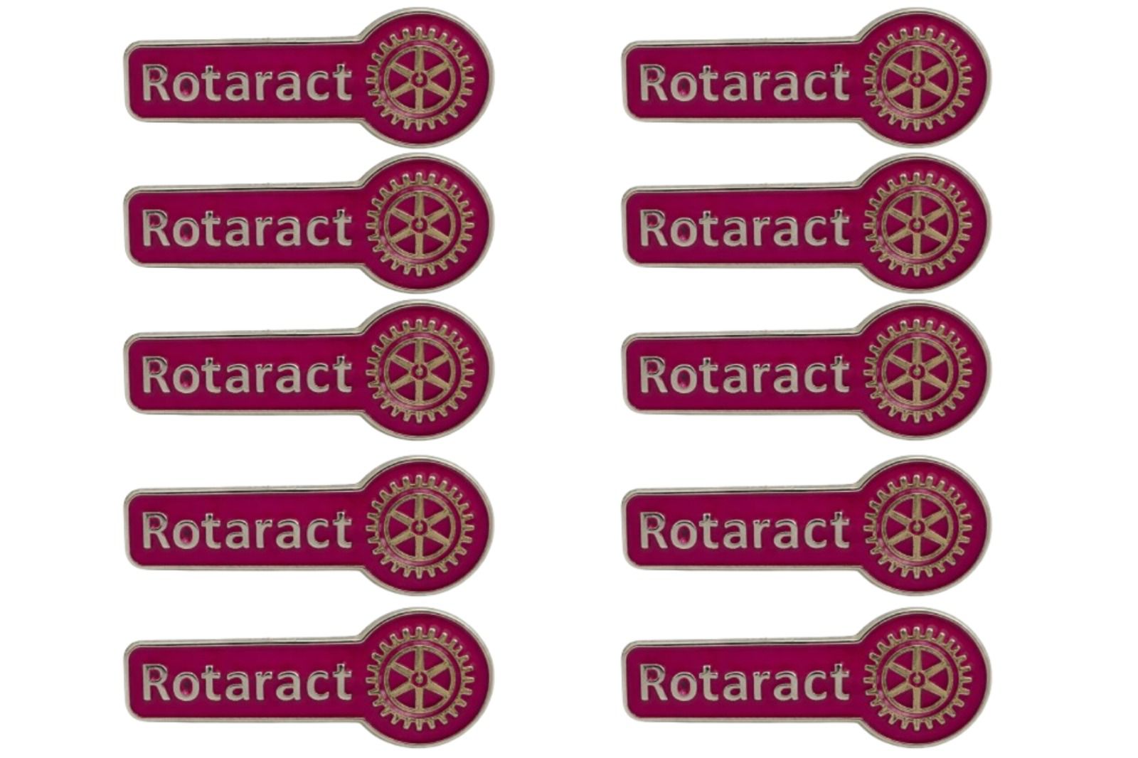 Rotaract Pin 9 mm Set 10 pcs