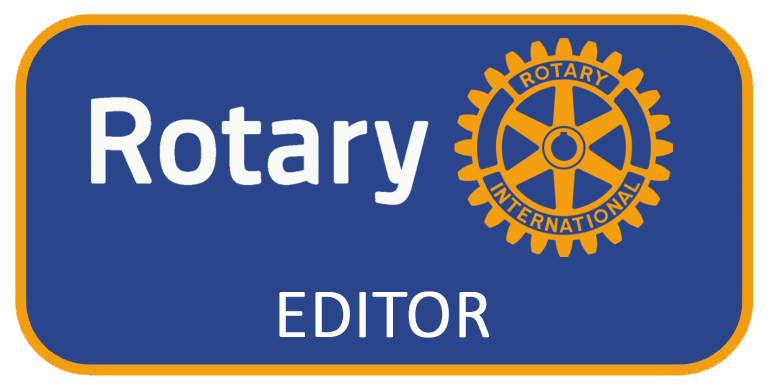 Editor Pin rectangular - blue