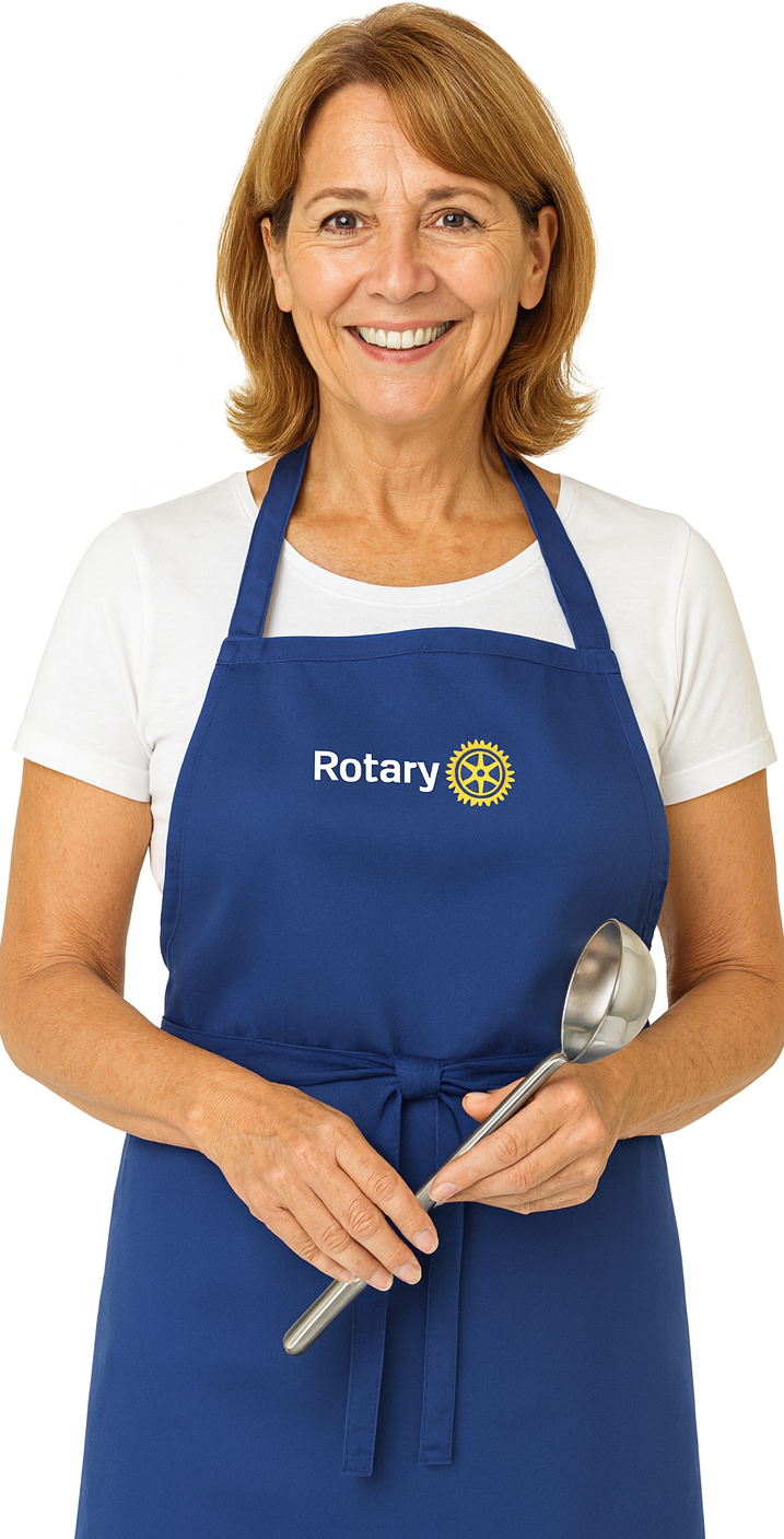Schürze mit Rotary Masterbrand