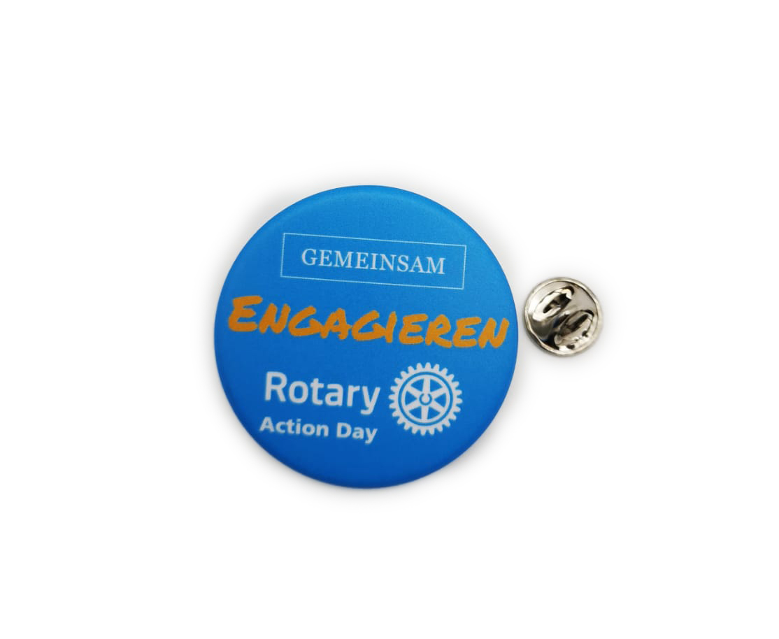 100x  Rotary Action Day Button