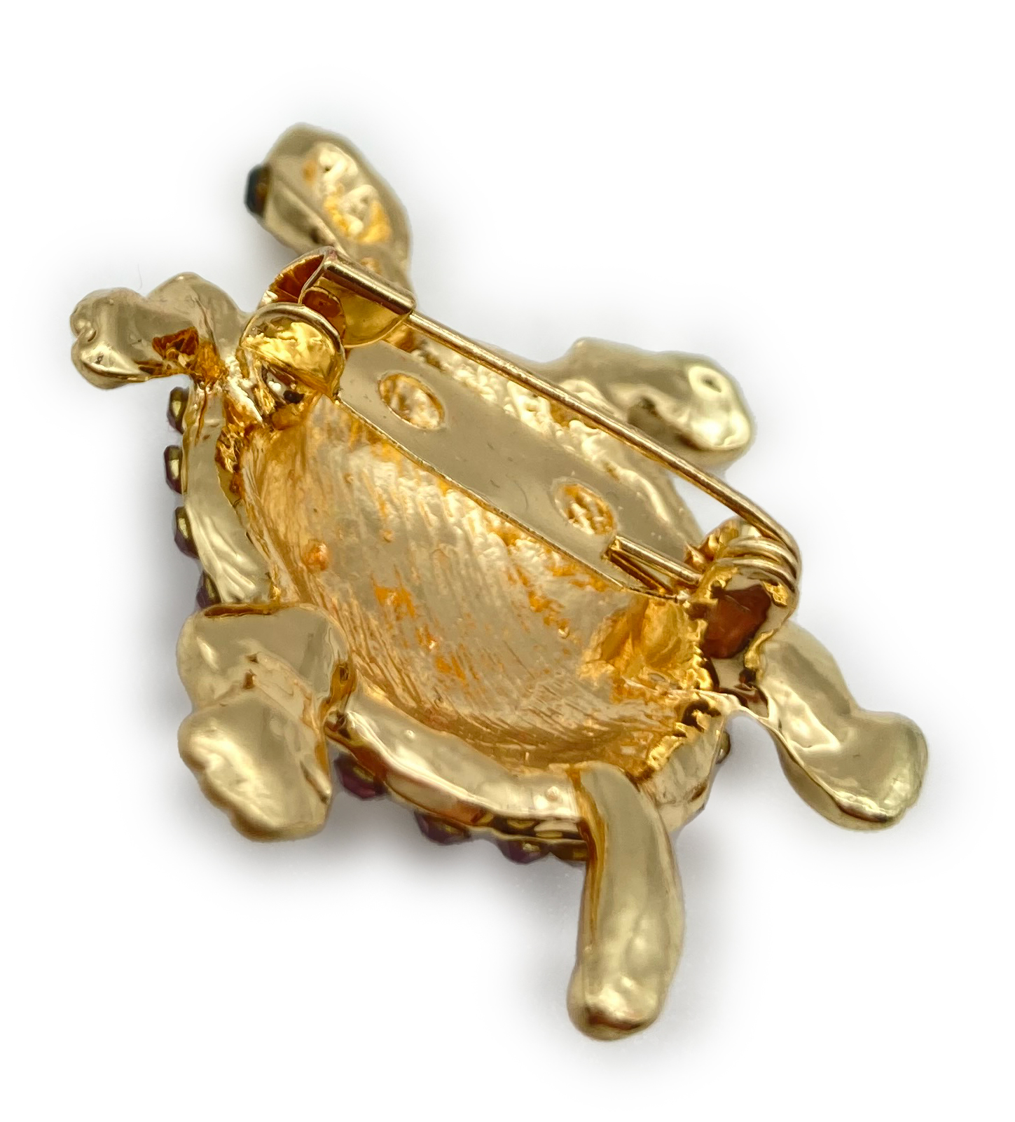 Broche femme tortue