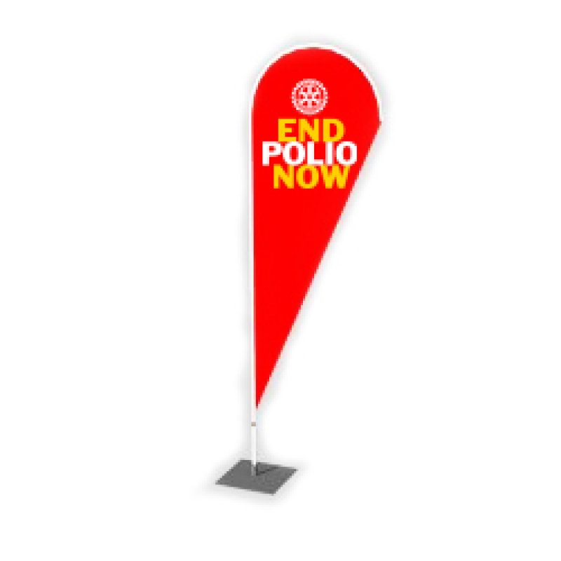 End Polio Now Beachflag