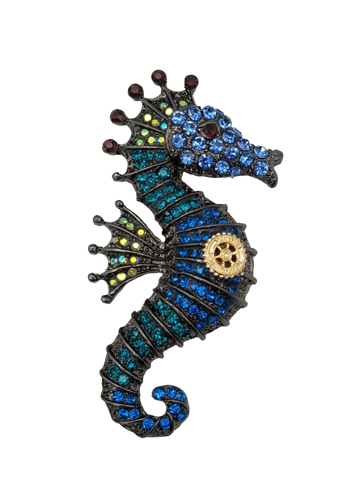 Broche femme hippocampe