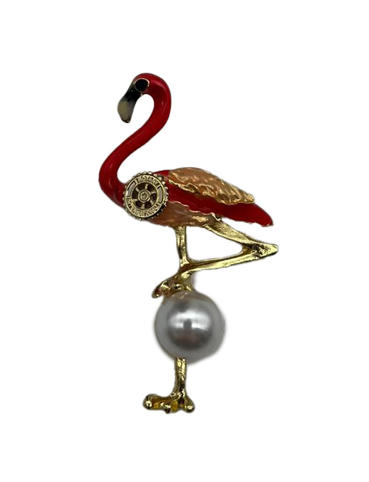 Ladies' Brooch Flamingo