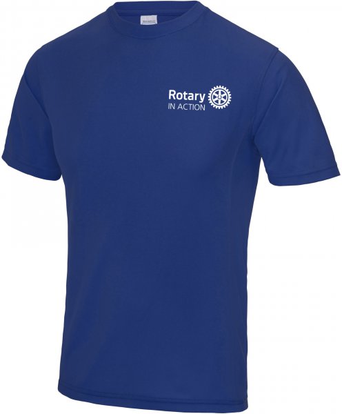 Sport shirt -Rotary in action-