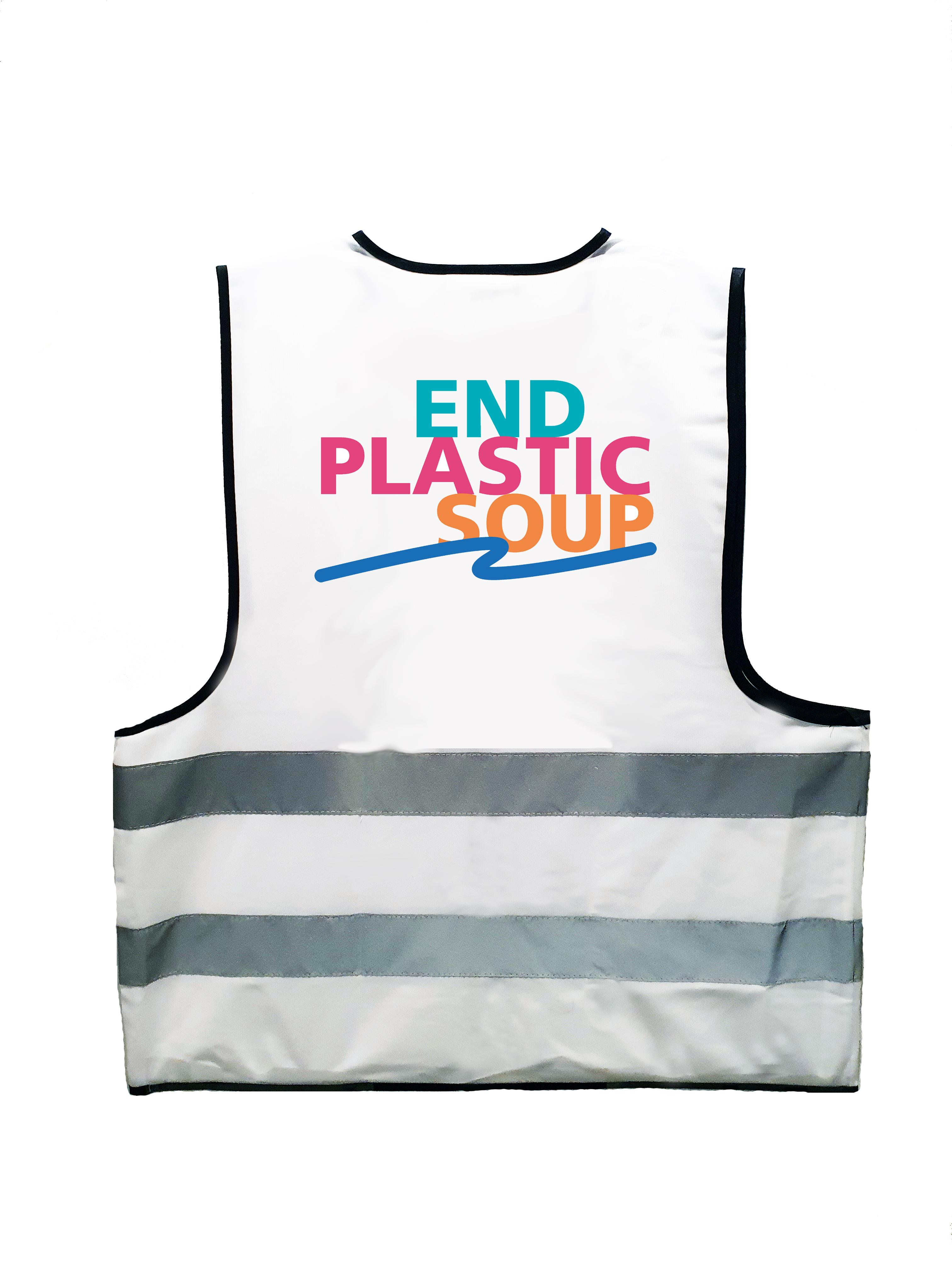 End Plastic Soup waarschuwingsvest