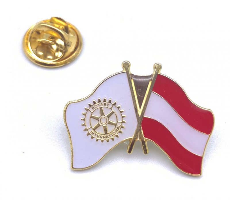 Flag Pin "Rotary-Austria" 