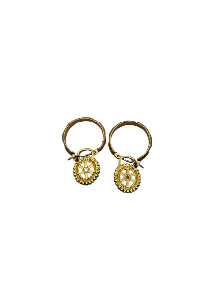 Boucles d'oreilles or 11mm
