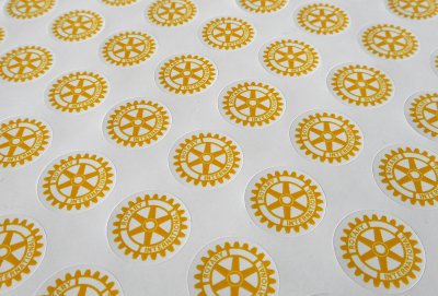 Mini stickers round sheet (70 pcs)