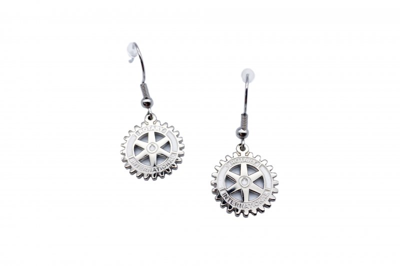 Rotary charm Earring