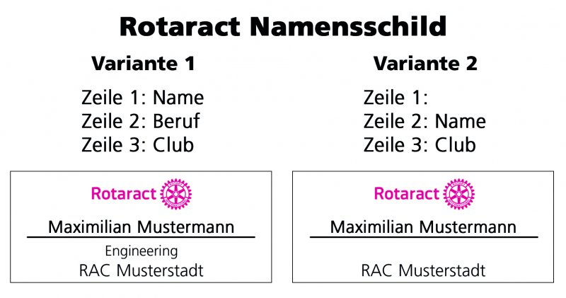 Rotaract naamplaatje