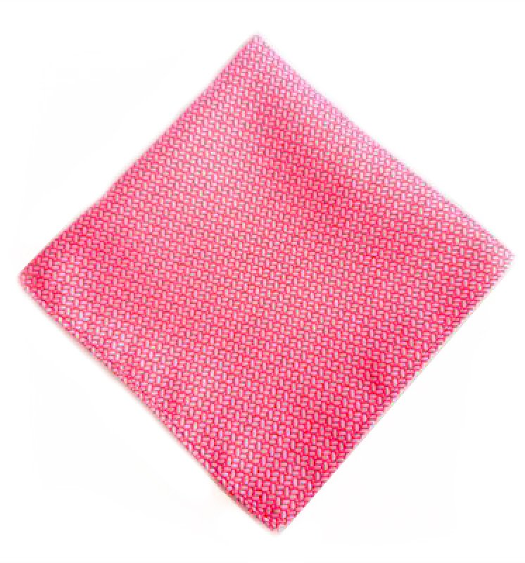 Pocket square (pochette) fuchsia red