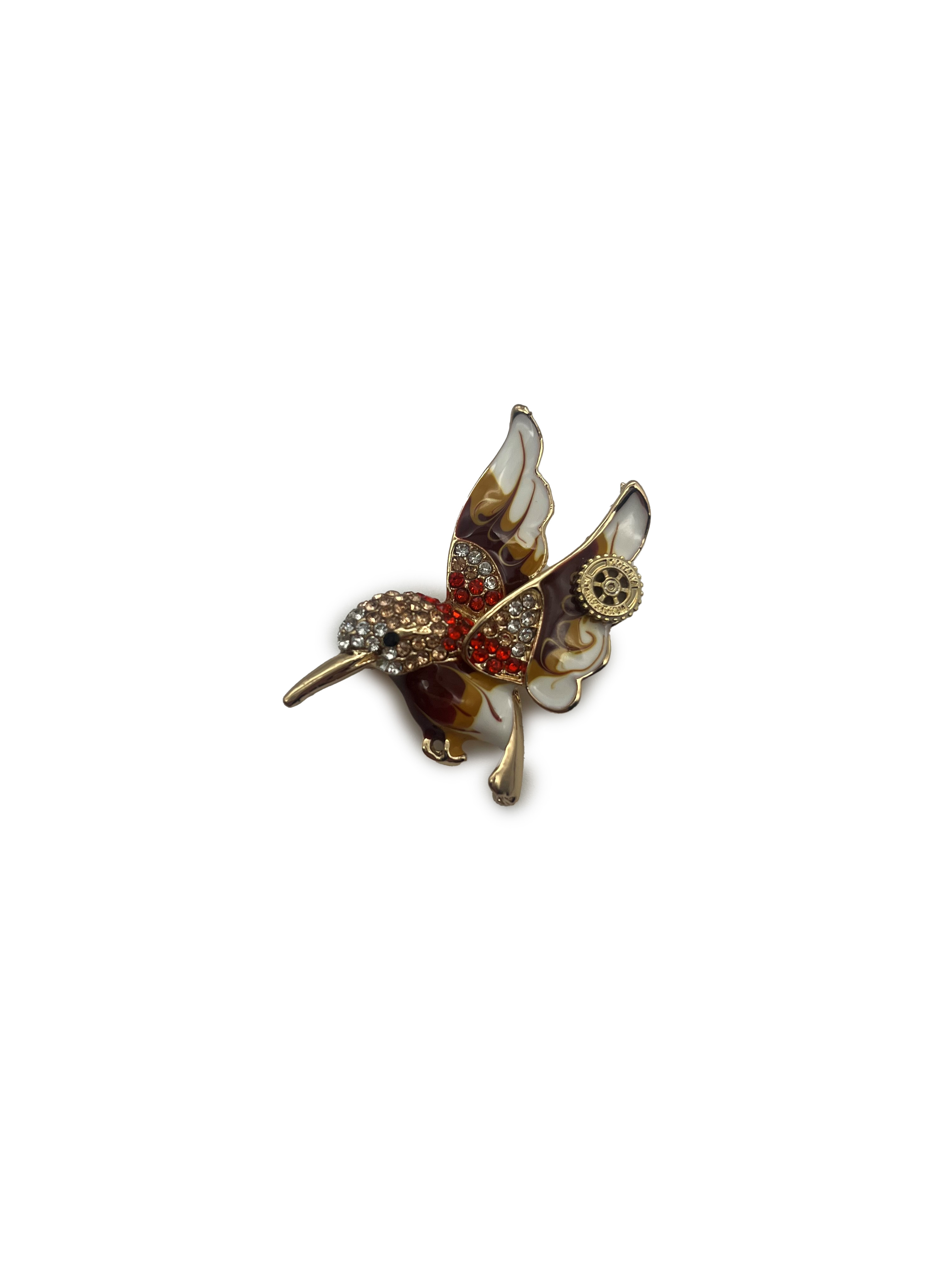 Damen-Brosche Kolibri