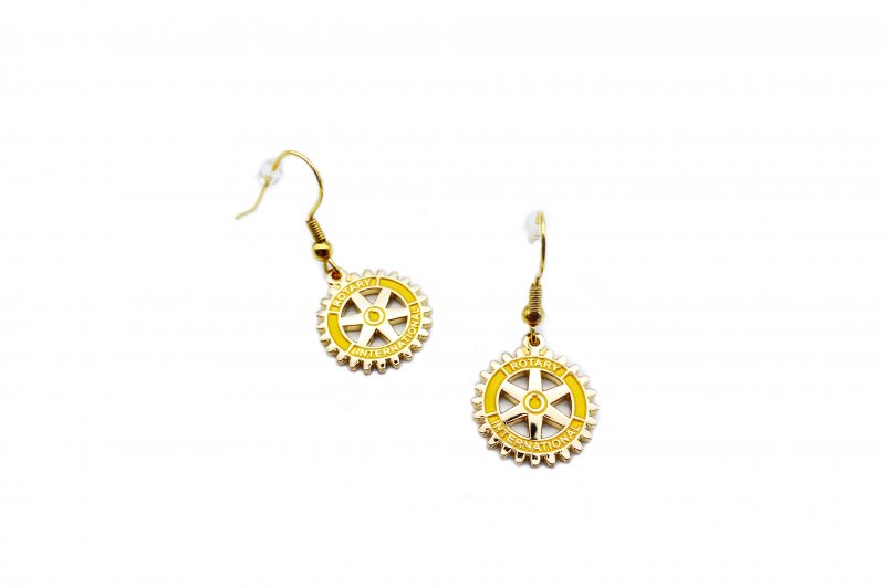 Rotary charm Earring