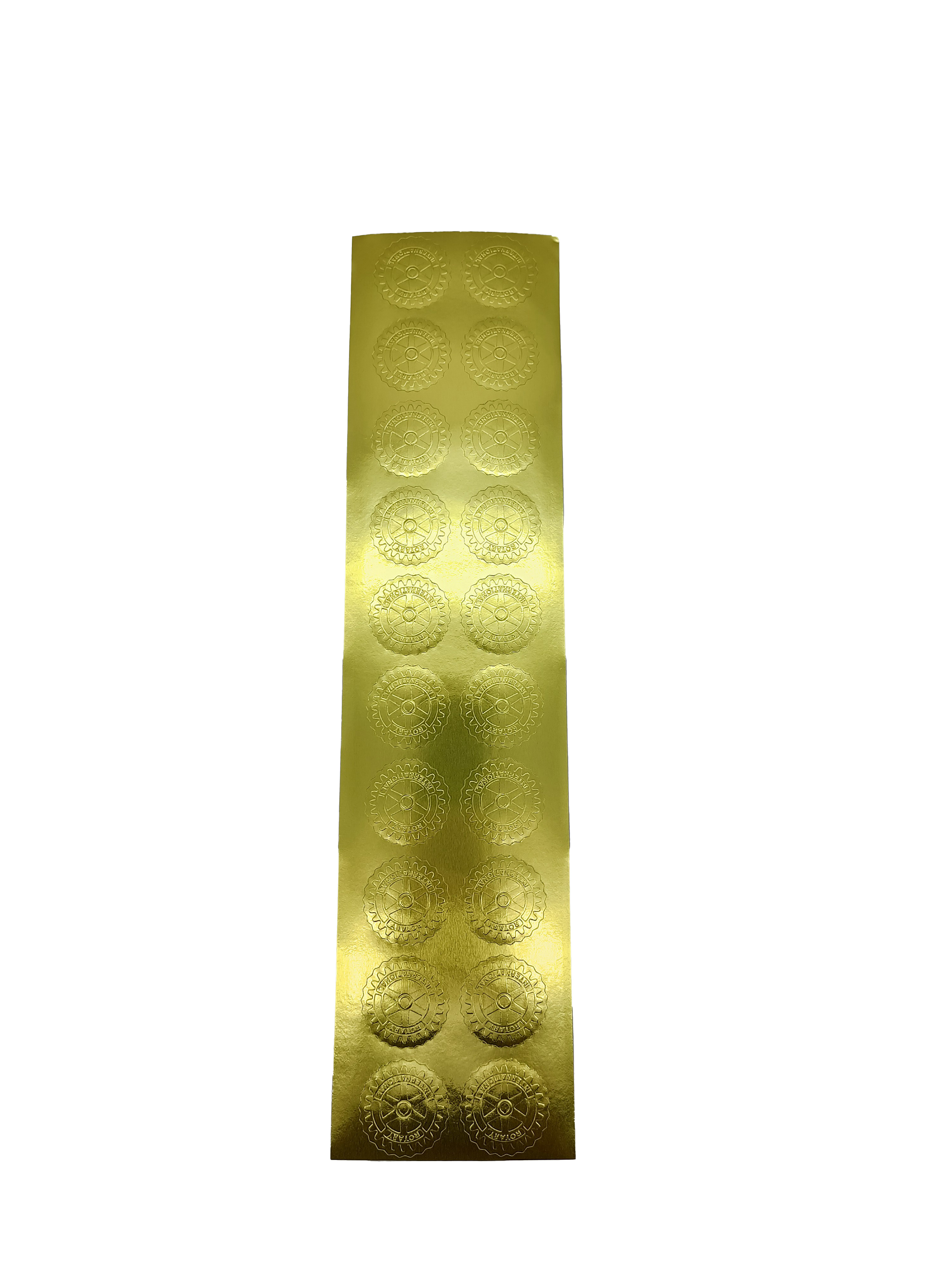 Sticker 3 cm - gold embrossment | RCM 130