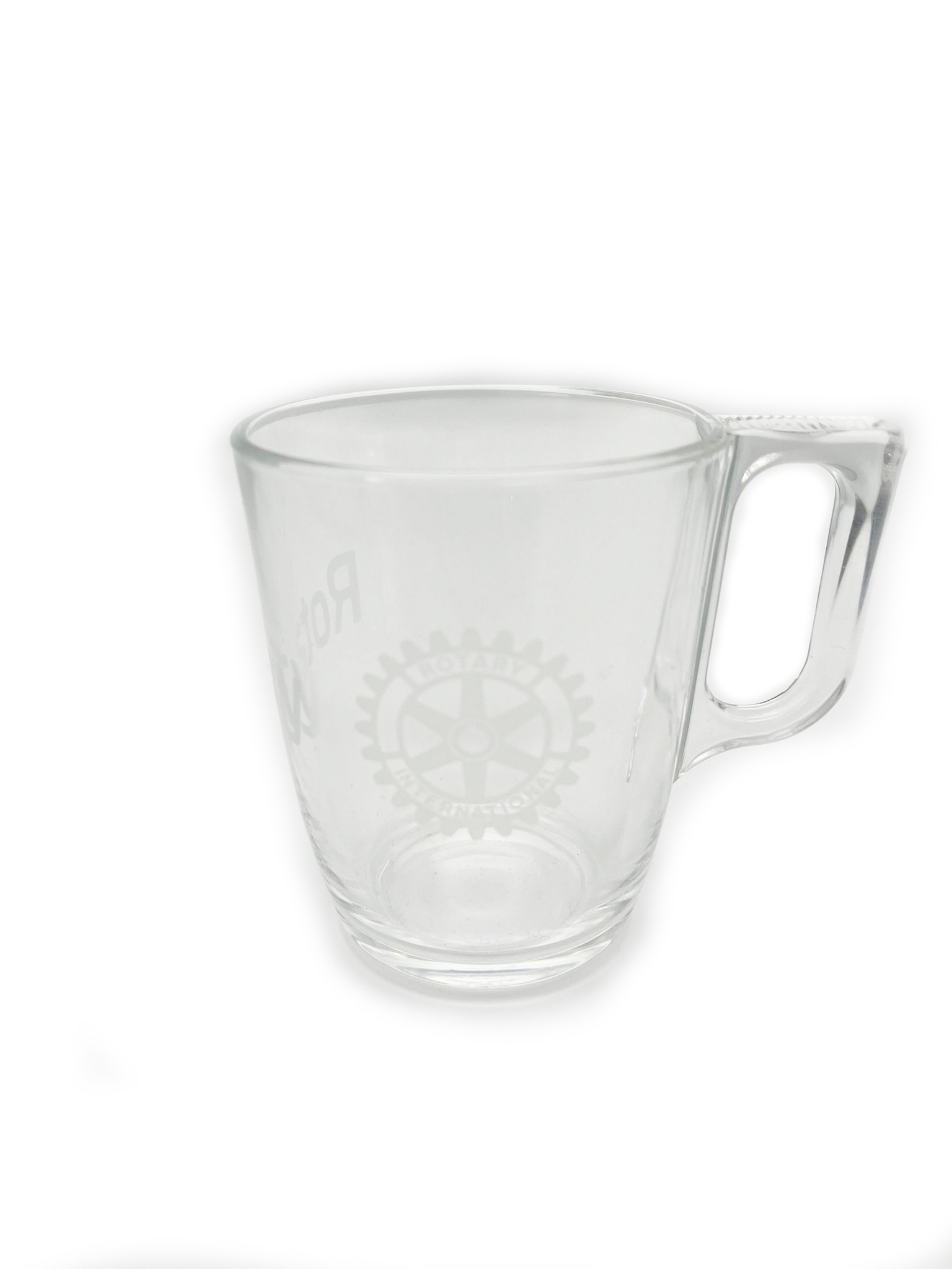 Tea Cup with sandblasted logo 