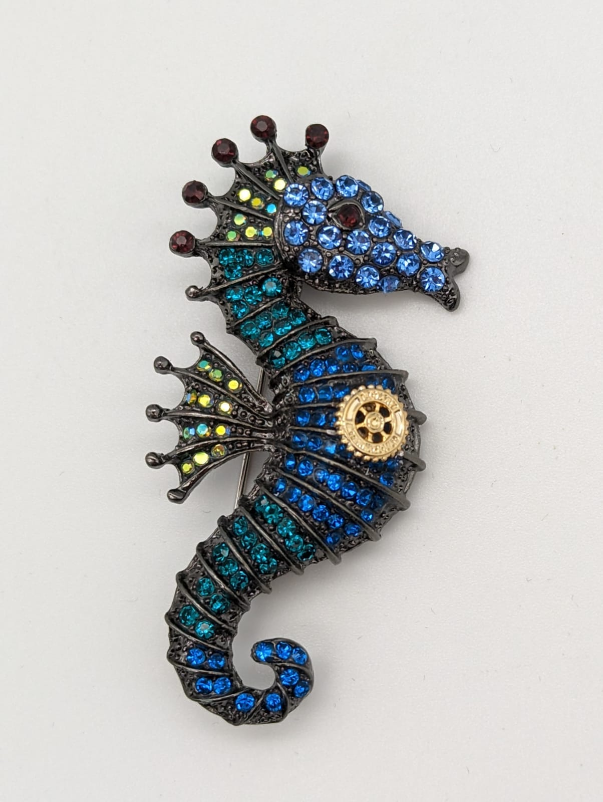 Broche femme hippocampe