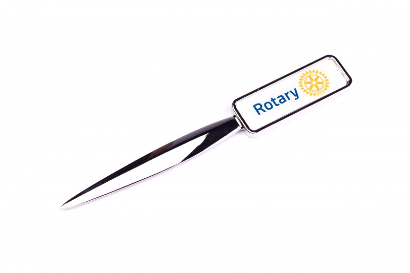 Ouvre-lettres élégant avec logo Rotary
