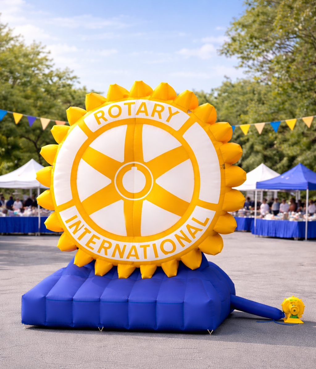 Inflatable Mark of Excellence logo - Rental
